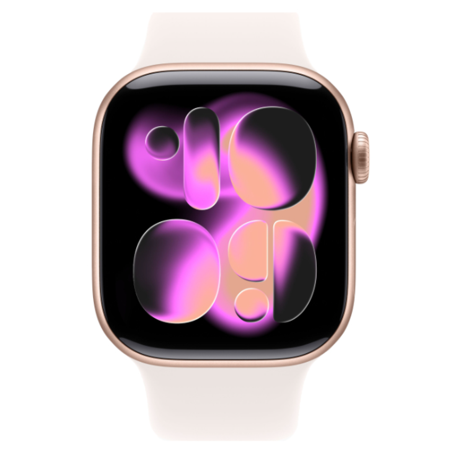 Часы Apple Watch Series 11, 42 мм, алюминий цвета «розовое золото», спортивный ремешок цвета «светлые румяна» S/M