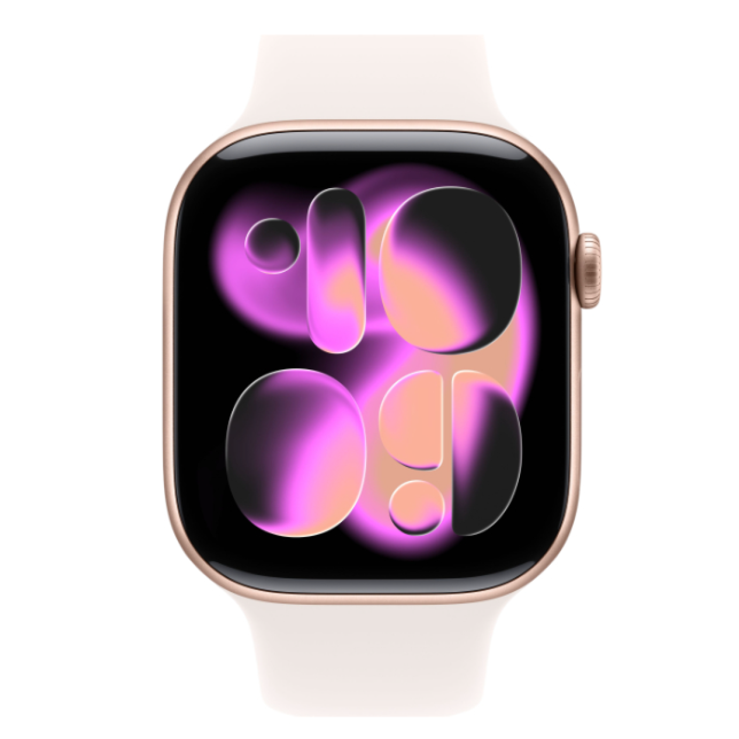 Часы Apple Watch Series 11, 46 мм, алюминий цвета «розовое золото», спортивный ремешок цвета «светлые румяна» M/L