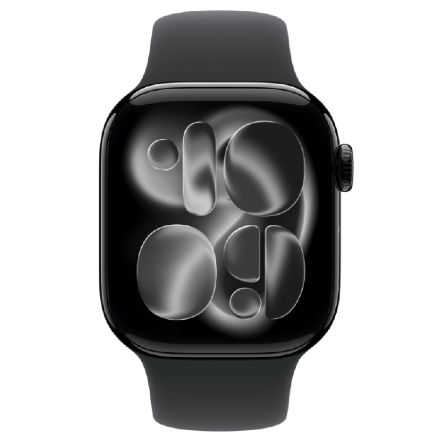 Часы Apple Watch Series 11, 42 мм, алюминий цвета «чёрный оникс», спортивный ремешок чёрного цвета S/M