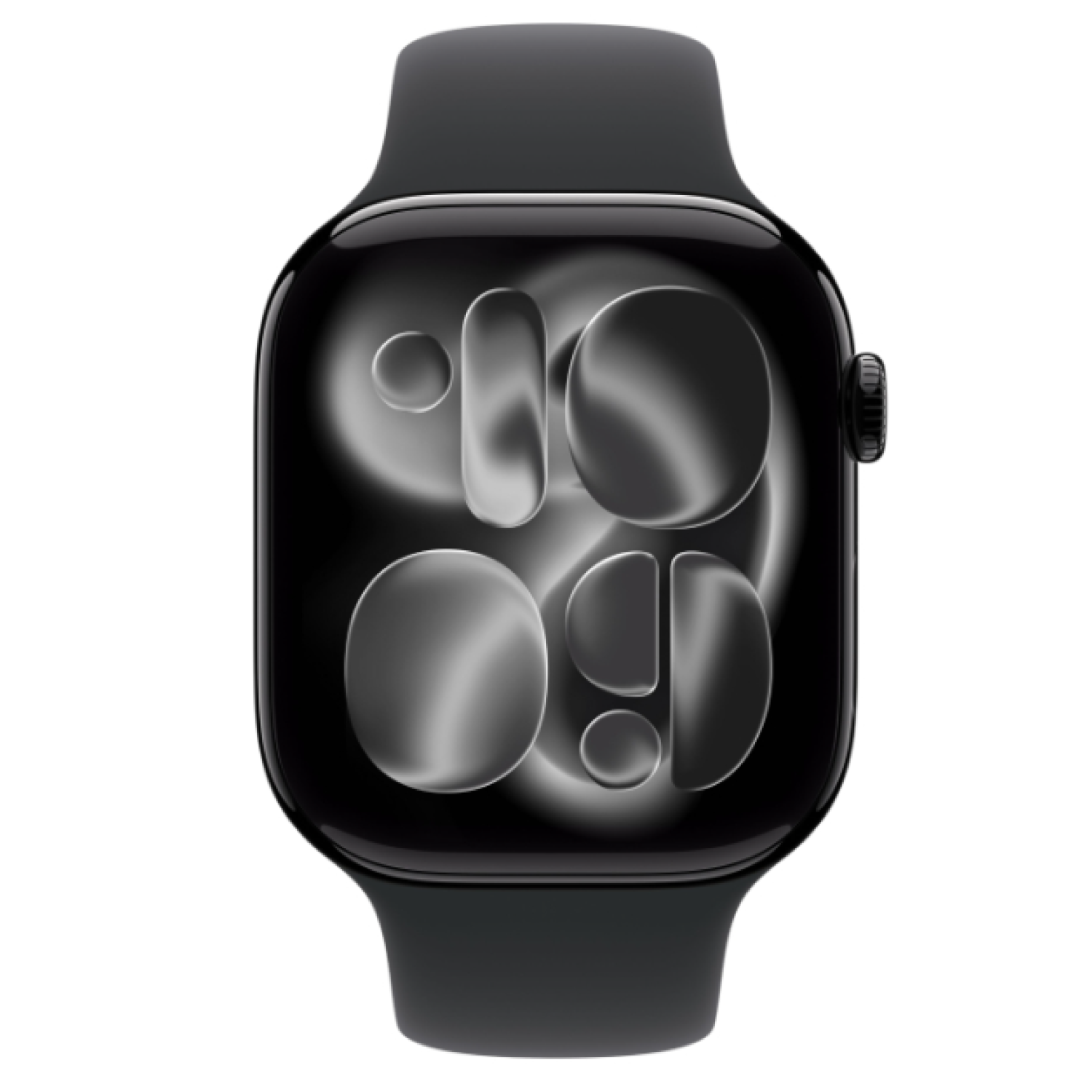 Часы Apple Watch Series 11, 46 мм, алюминий цвета «чёрный оникс», спортивный ремешок чёрного цвета M/L