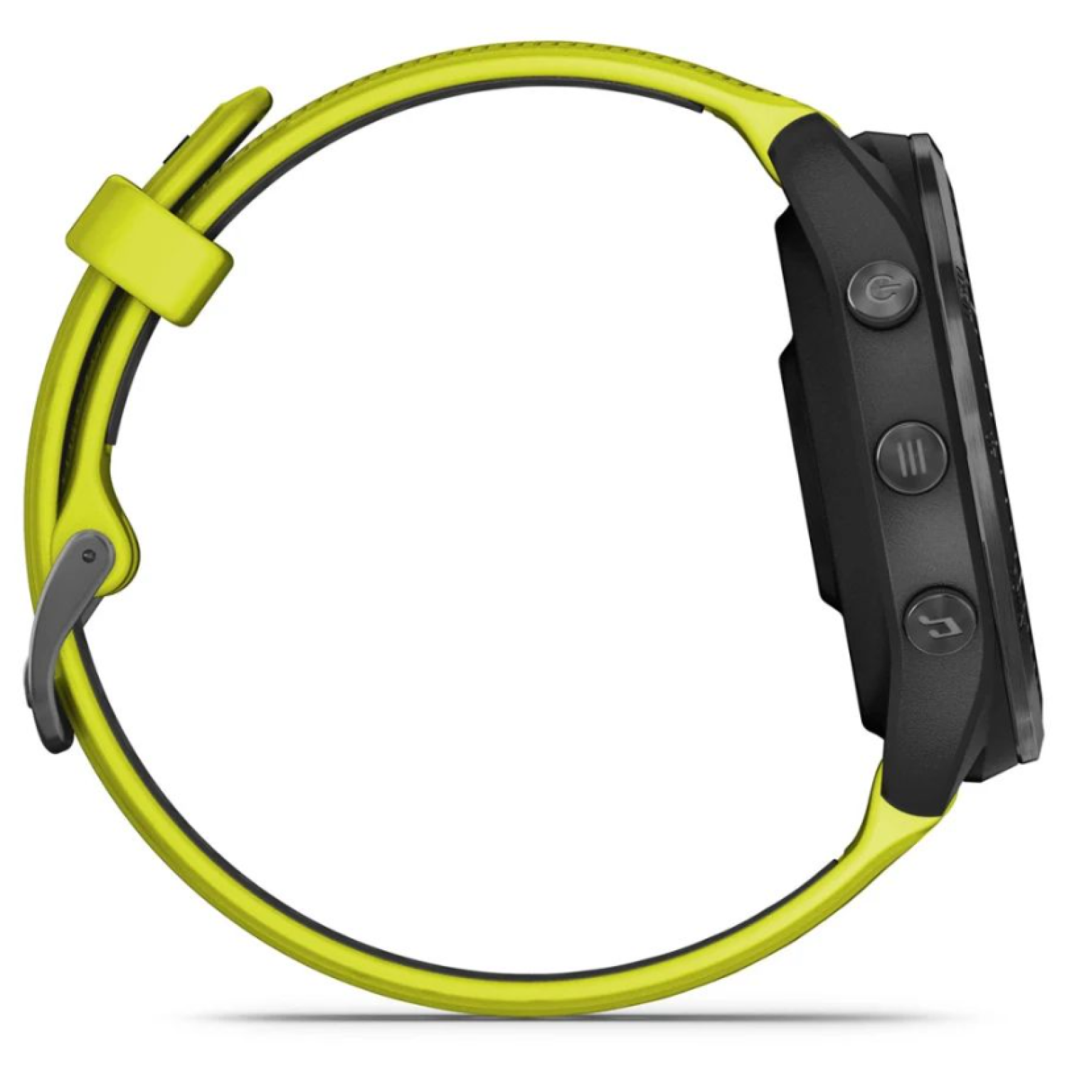 Garmin Forerunner 965 салатовые, темно-серый DLC титановый безель, с желто-черным ремешком