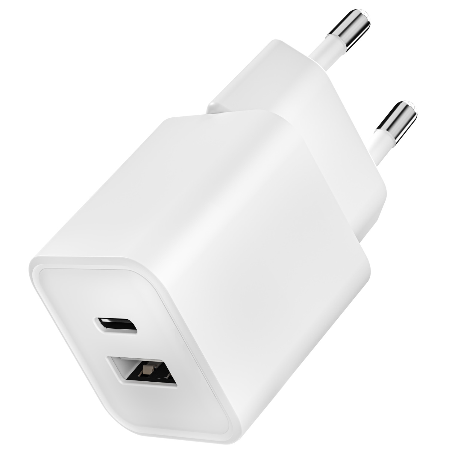 Сетевое зарядное устройство "vlp" G-Charge 30Вт USB-C+USB-A, PD, QC, белый class=