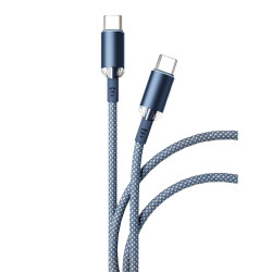 Дата-кабель "vlp" Diamond Cable USB C - USB C, 1.2м, темно-синий