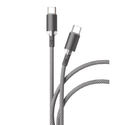 Дата-кабель "vlp" Diamond Cable USB C - USB C, 1.2м, серый