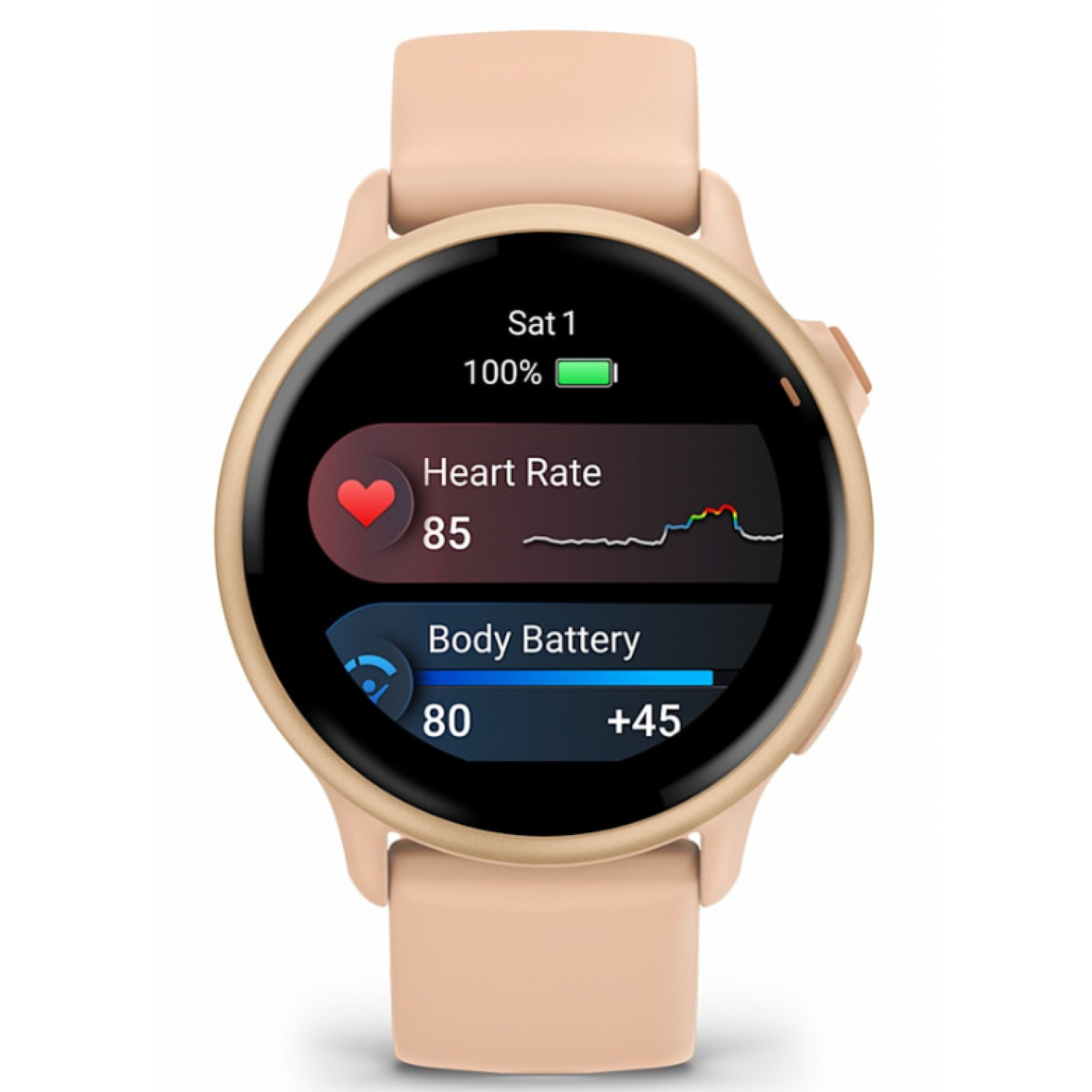 Garmin Vivoactive 6 розовые с розовым ремешком