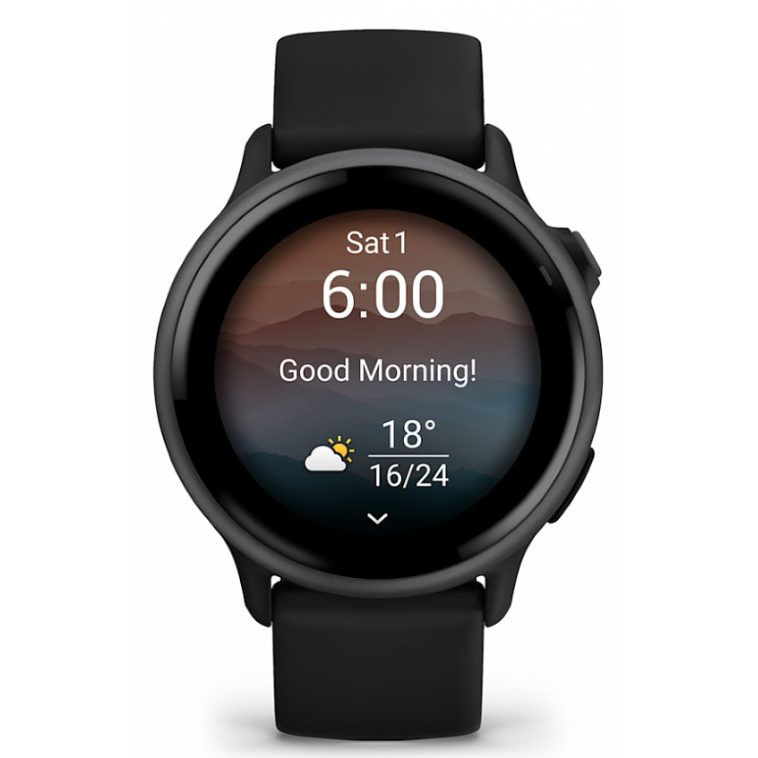 Garmin Vivoactive 6 темно-серые с черным ремешком