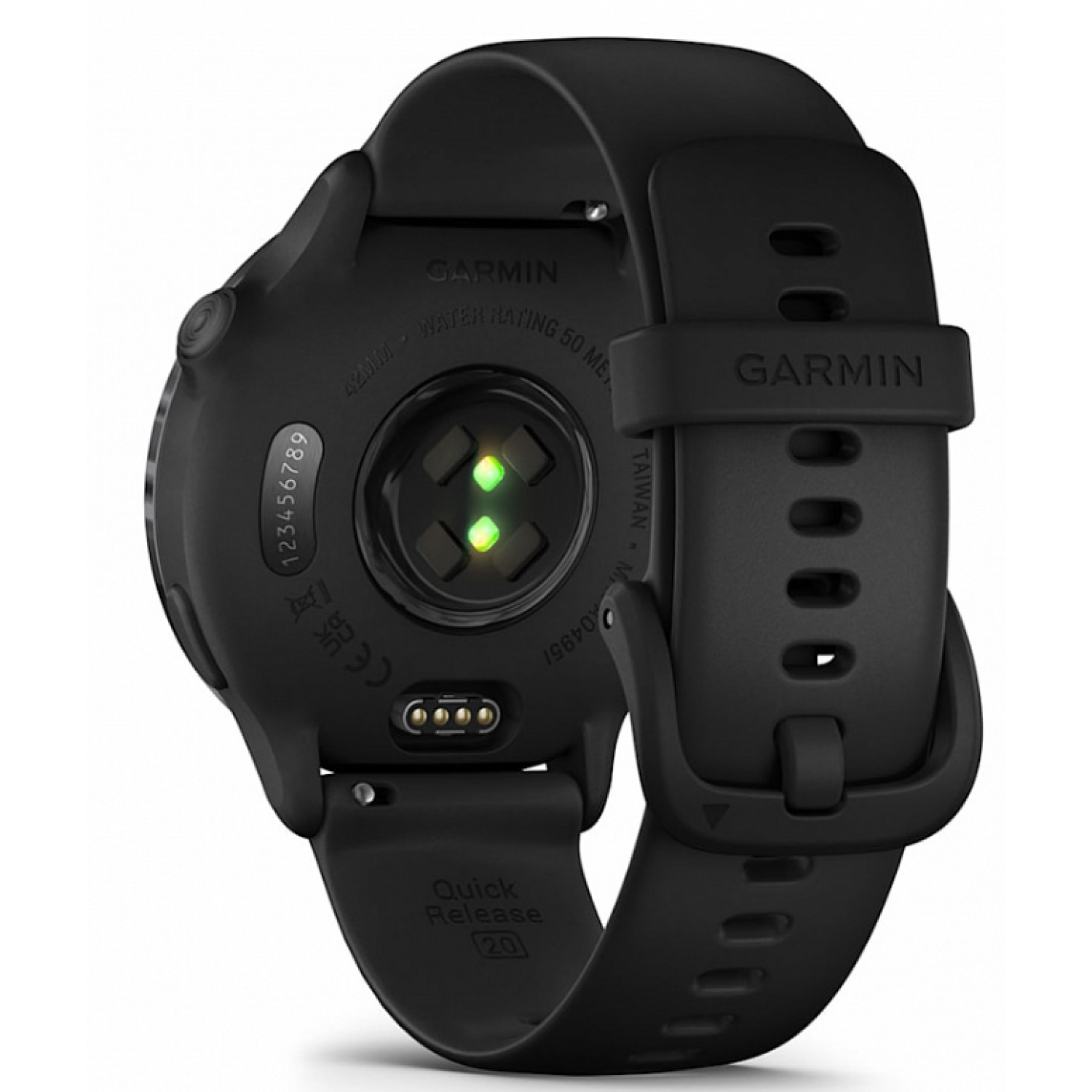 Garmin Vivoactive 6 темно-серые с черным ремешком