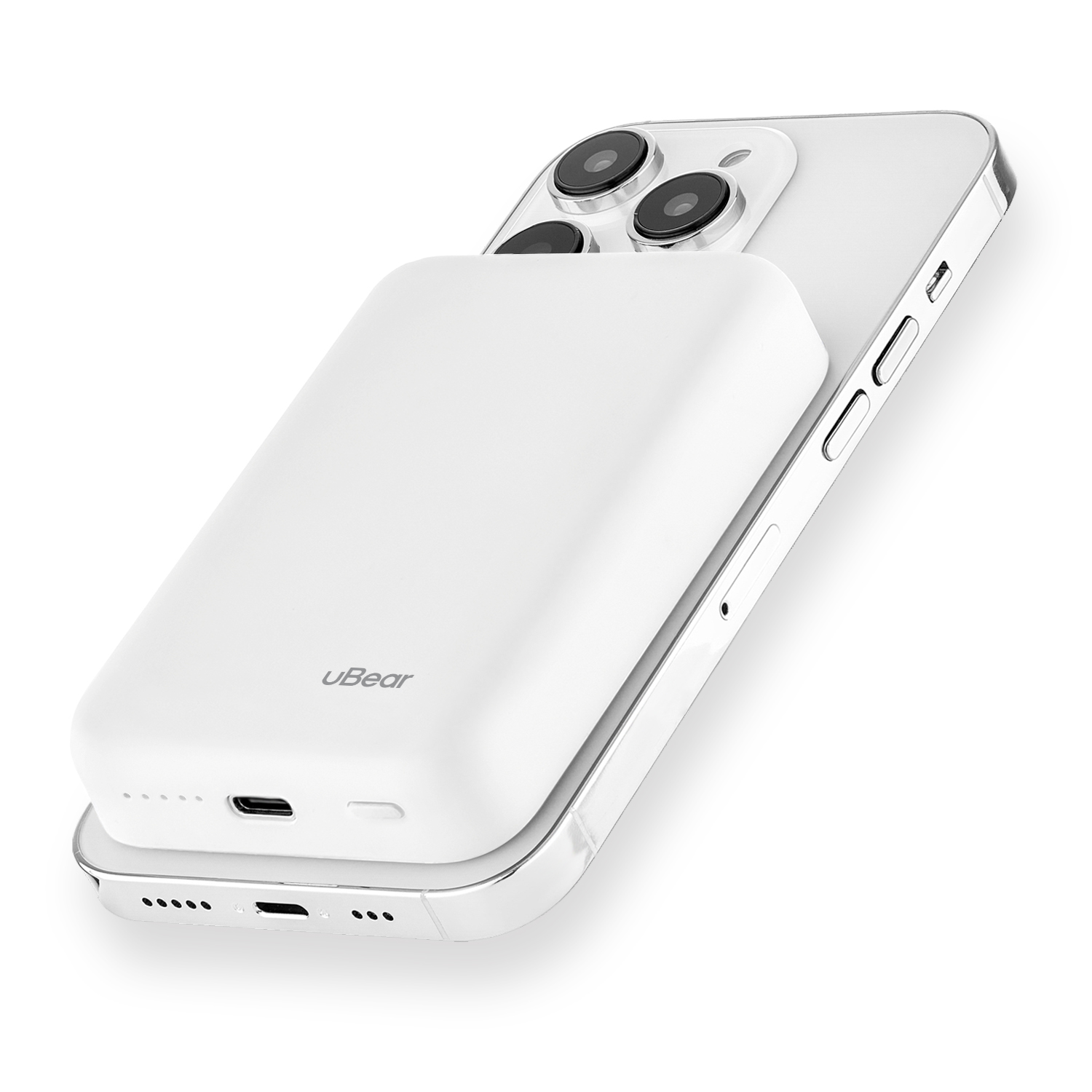Внешний аккумулятор uBear Flow Magnetic Power bank 10000mAh,  Белый