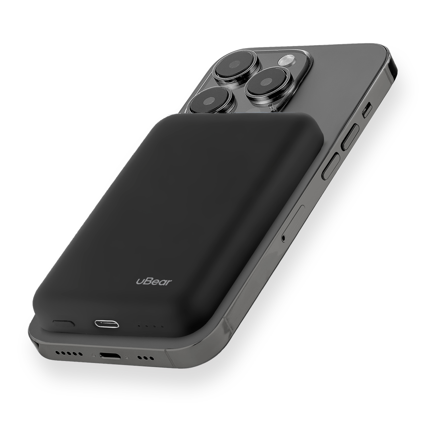 Внешний аккумулятор uBear Flow Magnetic Power bank 5000mAh, Черный