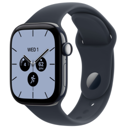 Apple Watch Series 12, 42 mm, GPS+Cellular, Night Blue Ceramic, Navy Blue, Sport Band, M/L