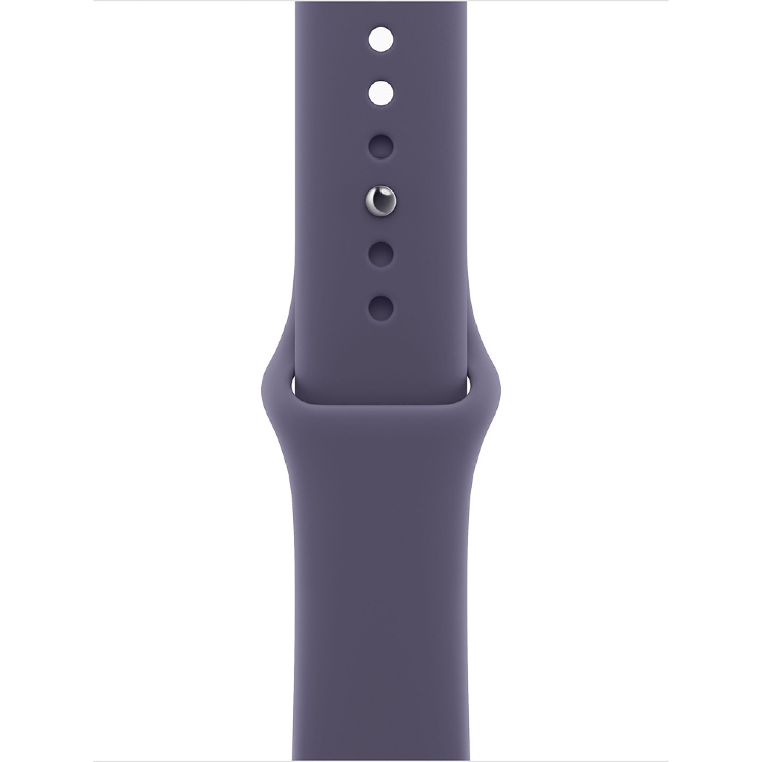 Часы Apple Watch Series 11, 42 мм, алюминий серебристого цвета, спортивный ремешок цвета «фиолетовый туман» S/M