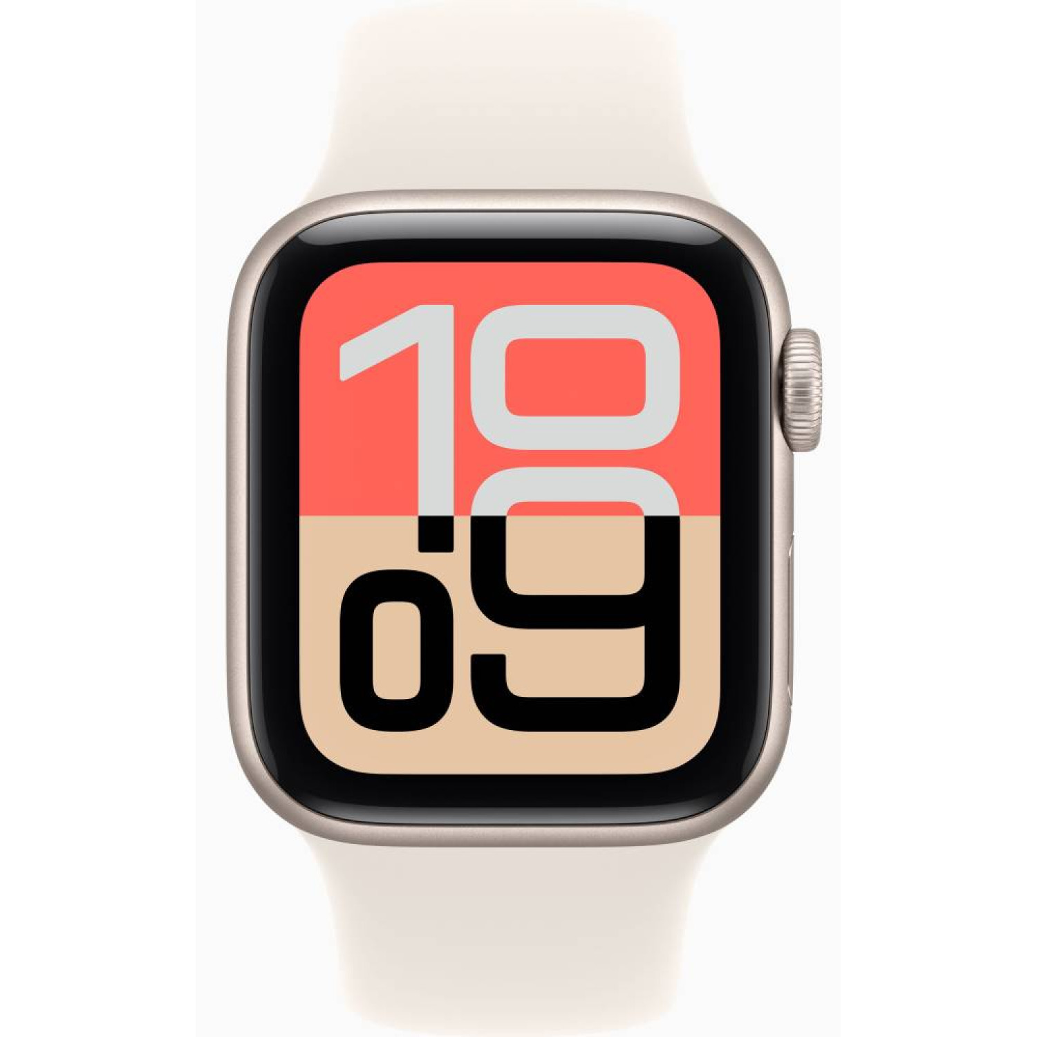 Часы Apple Watch SE 3, 40 мм, алюминий цвета «сияющая звезда», спортивный ремешок цвета «сияющая звезда» S/M